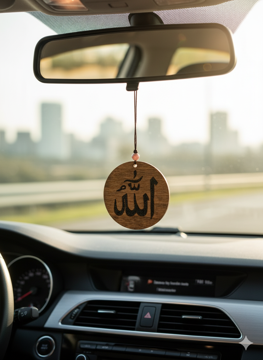 Rearview Mirror Car Decor