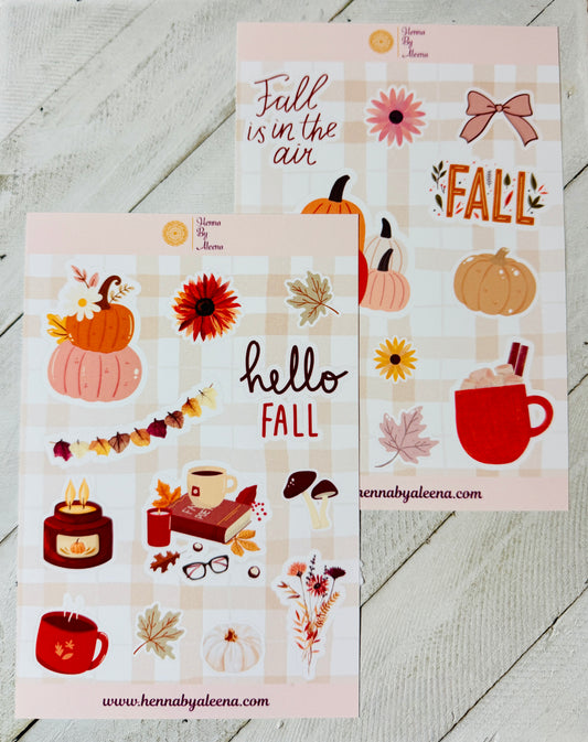 Cozy Fall Sticker Sheet