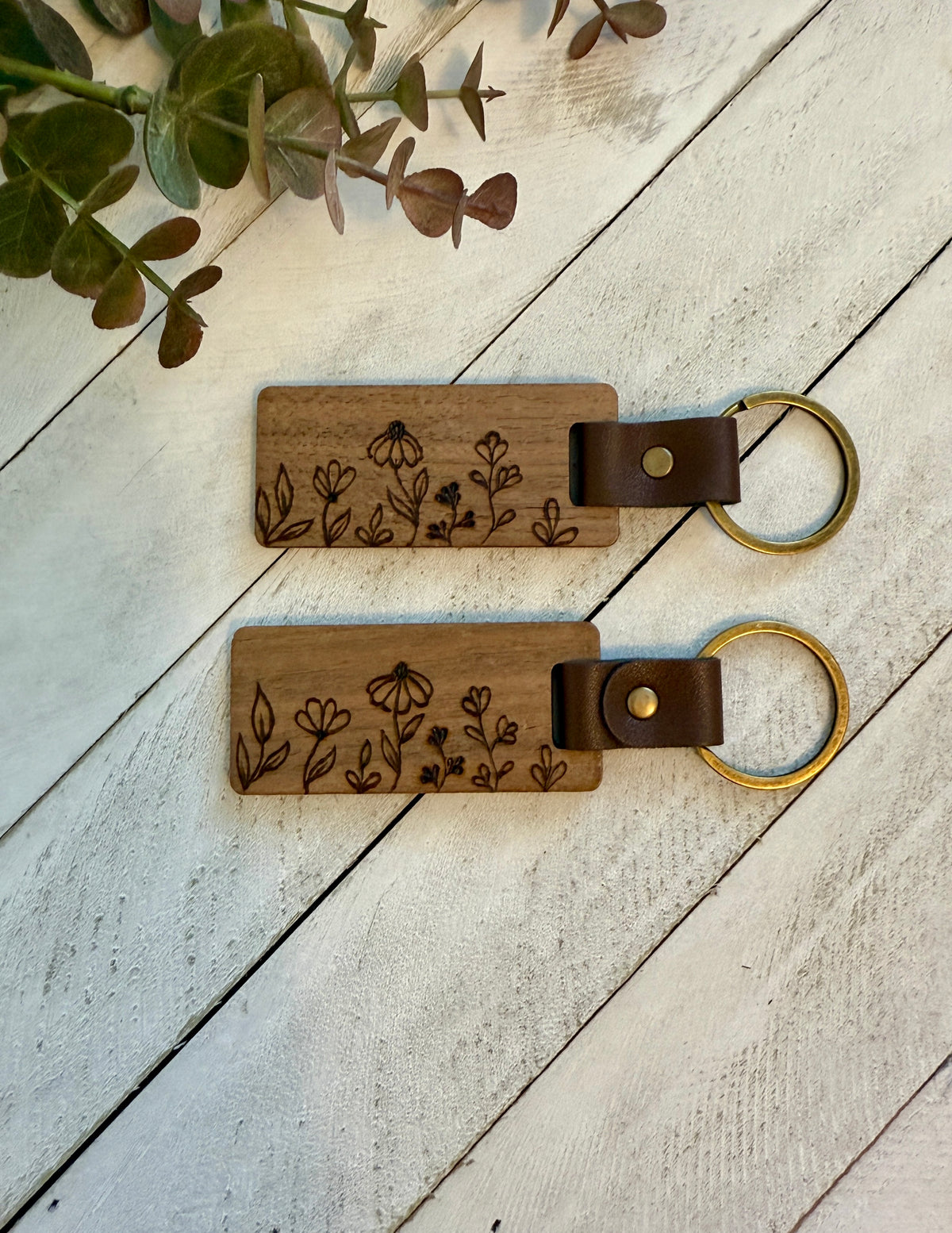 Floral Garden Keychain