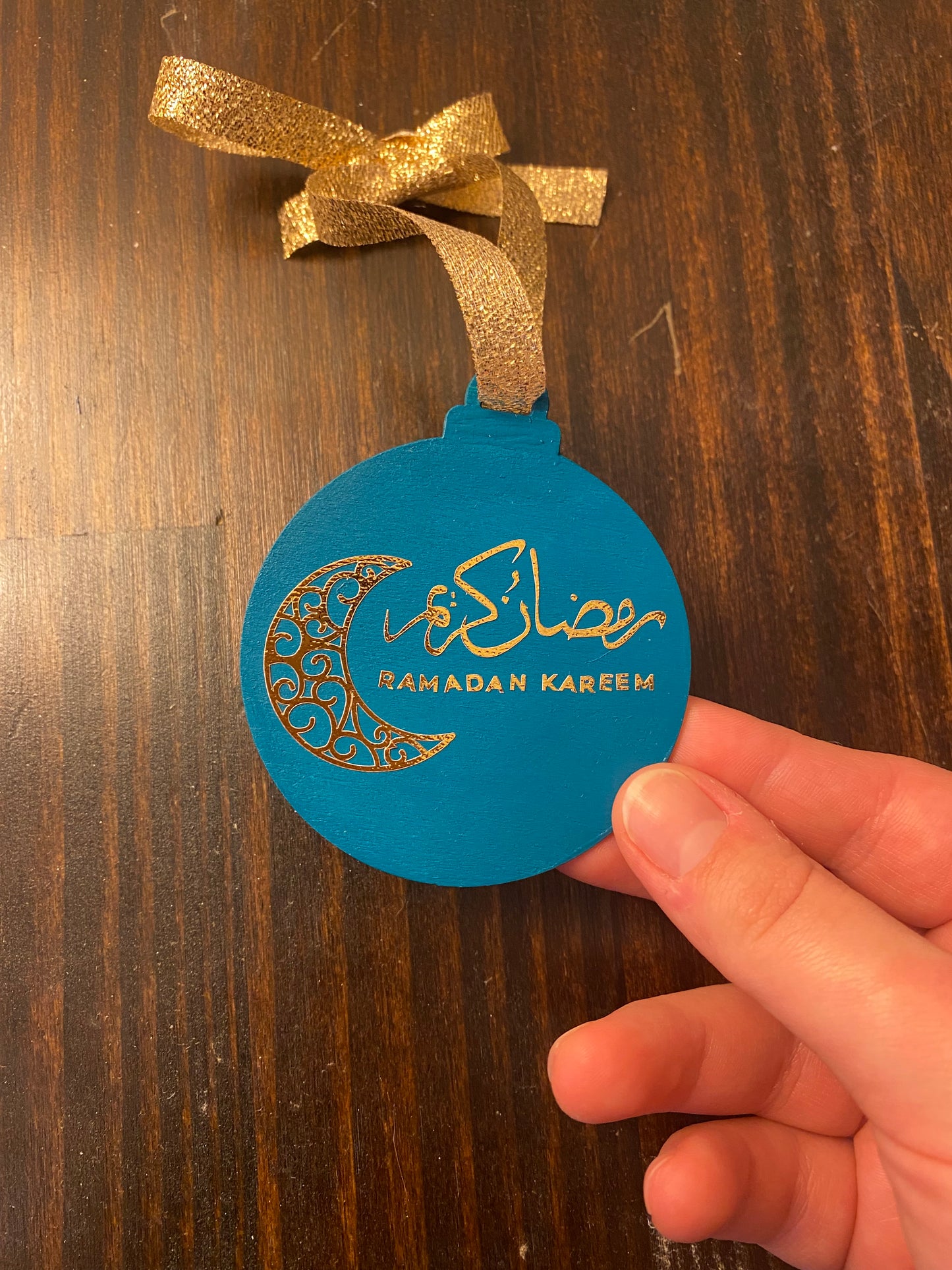 Ramadan Kareem Wood Ornaments