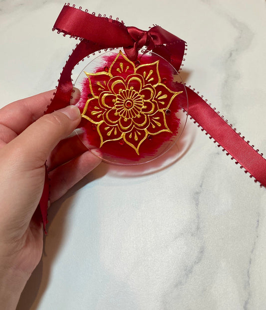Henna Inspired Mandala Ornament