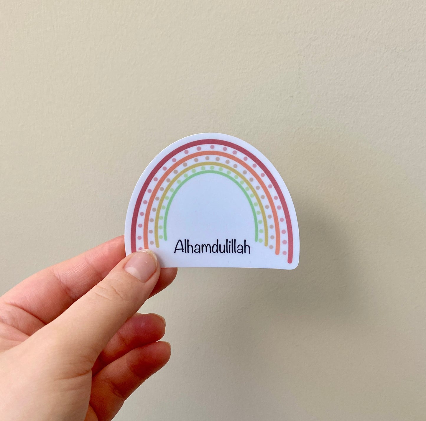 Alhamdulillah Rainbow Sticker