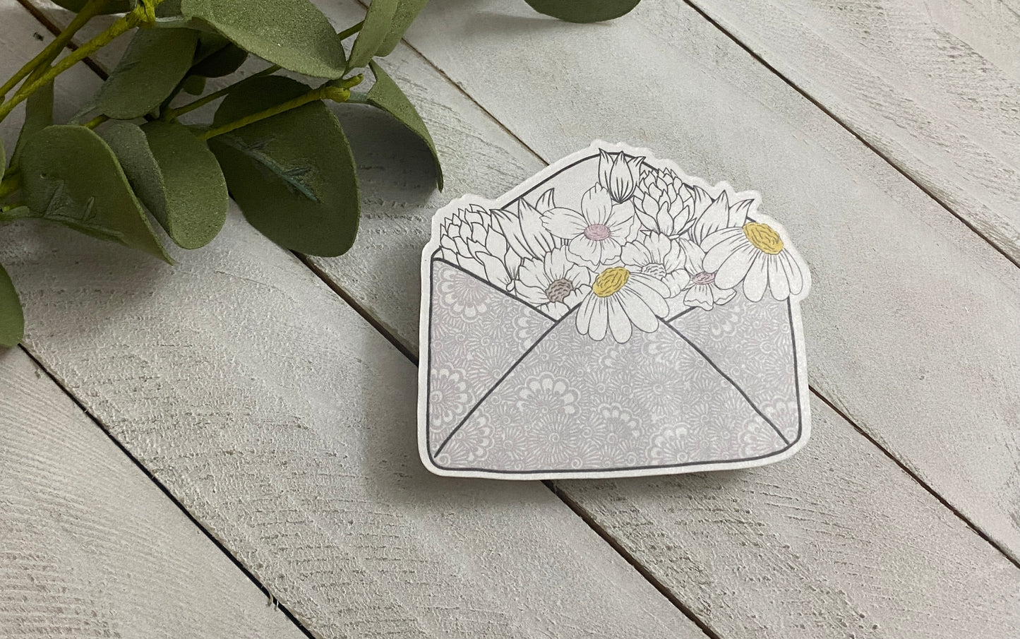 Flower Envelope Sticker