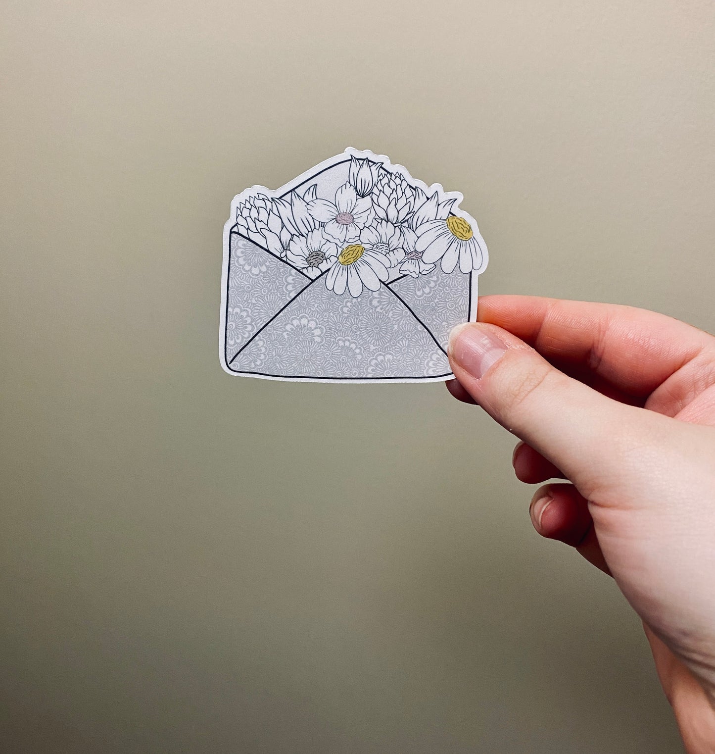 Flower Envelope Sticker