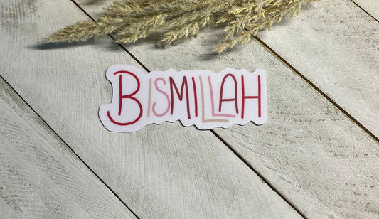 Bismillah Vinyl Sticker