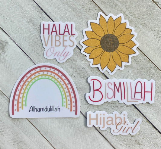 Islamic Sticker Pack 5ct