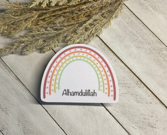 Alhamdulillah Rainbow Sticker