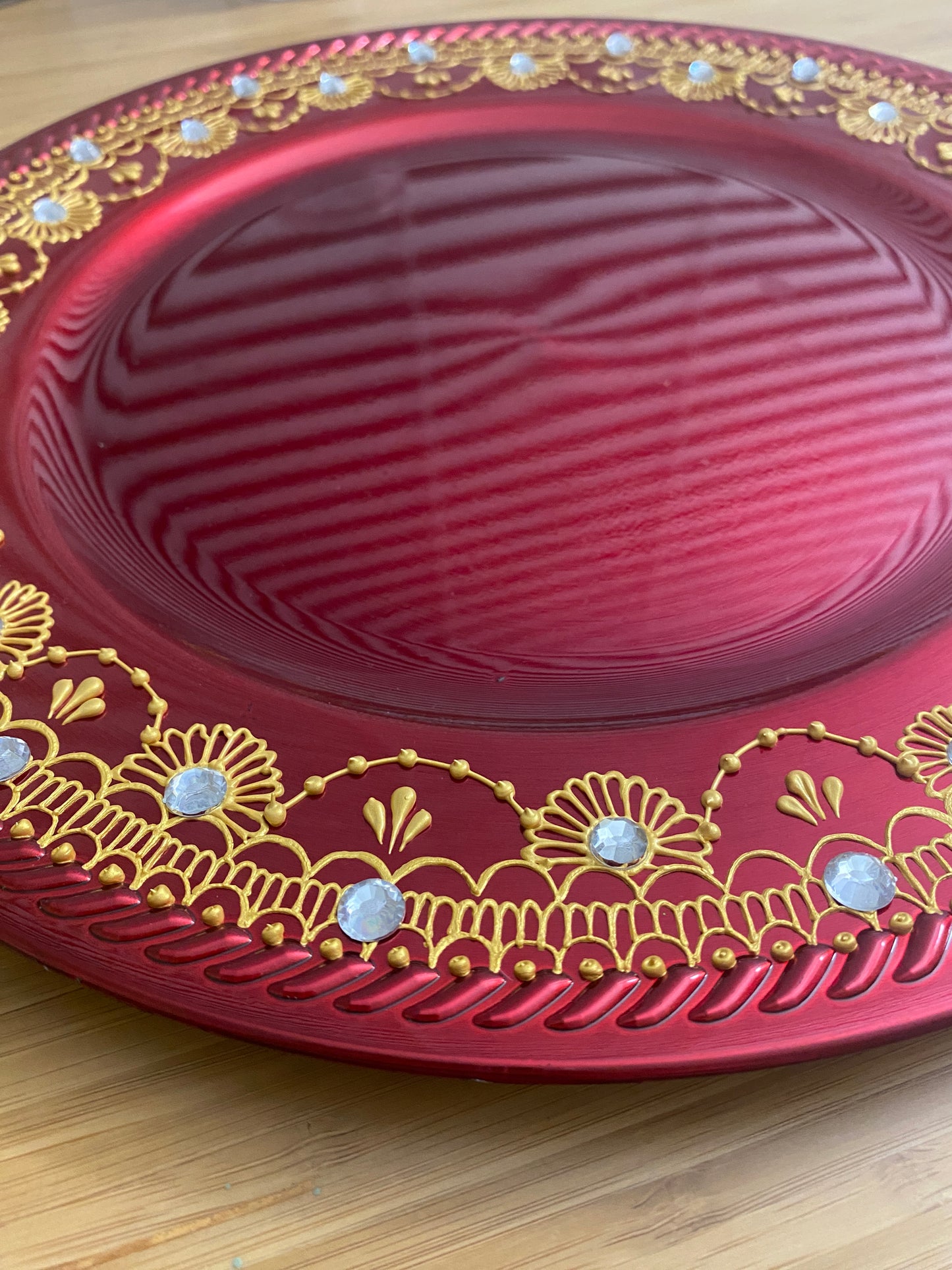 Henna Charger Plate