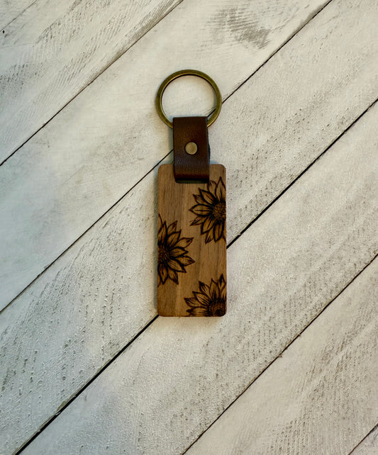 Sunflower Keychain