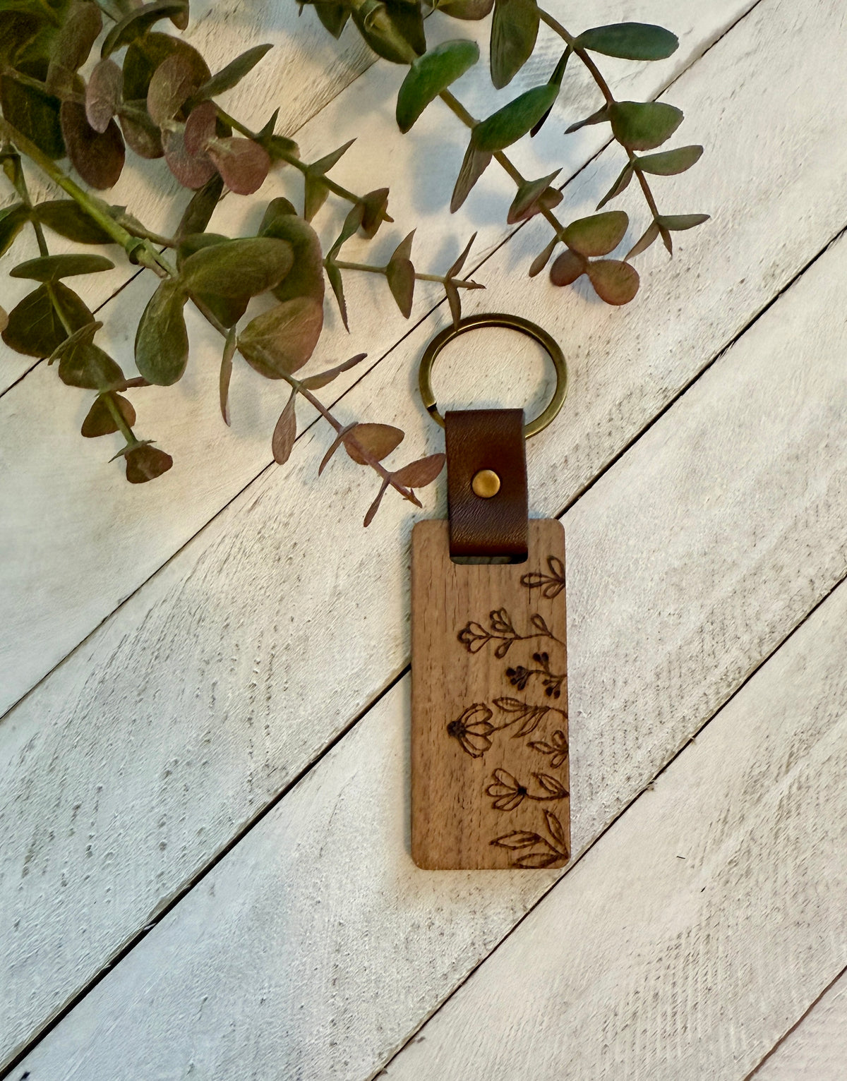 Floral Garden Keychain