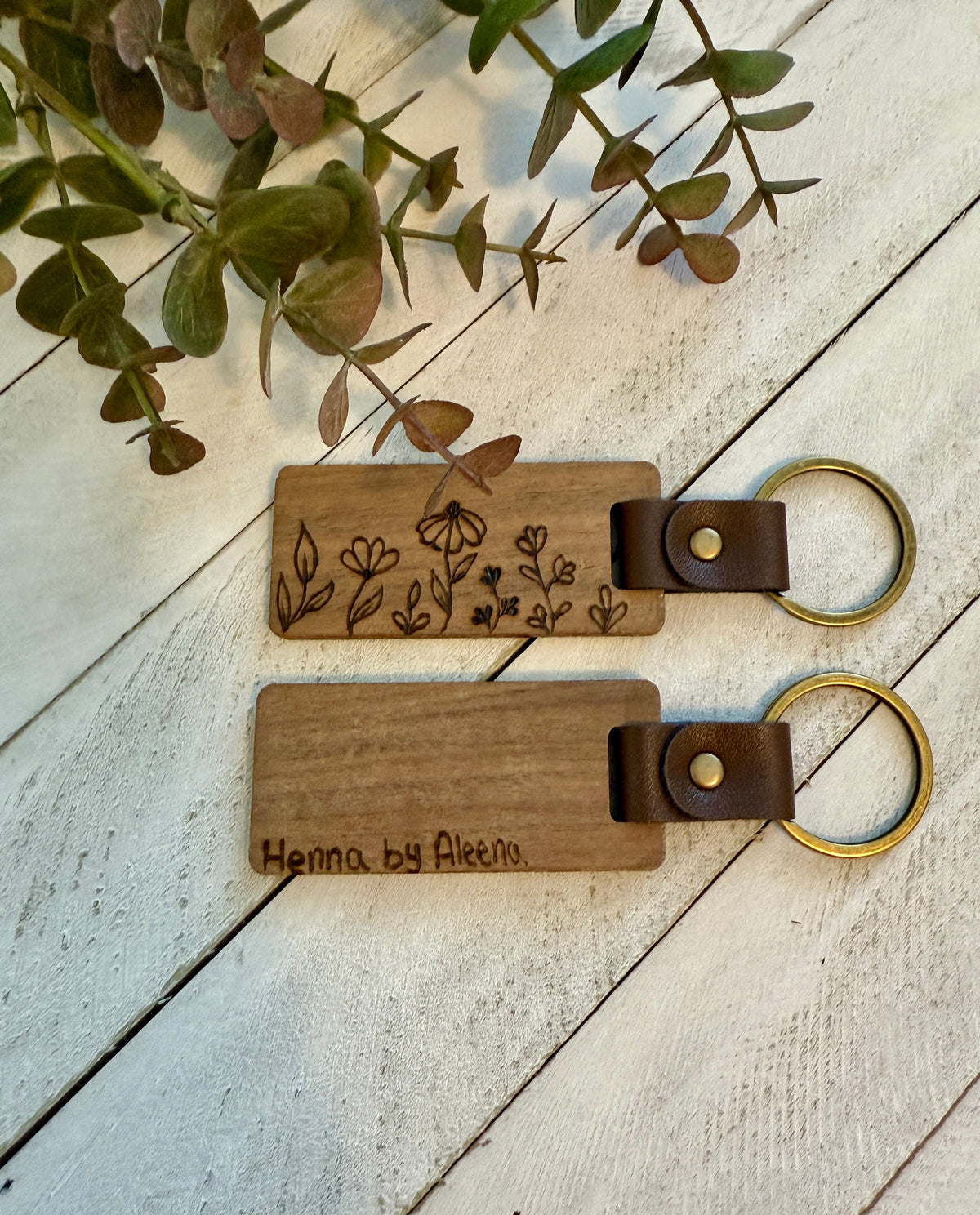 Floral Garden Keychain