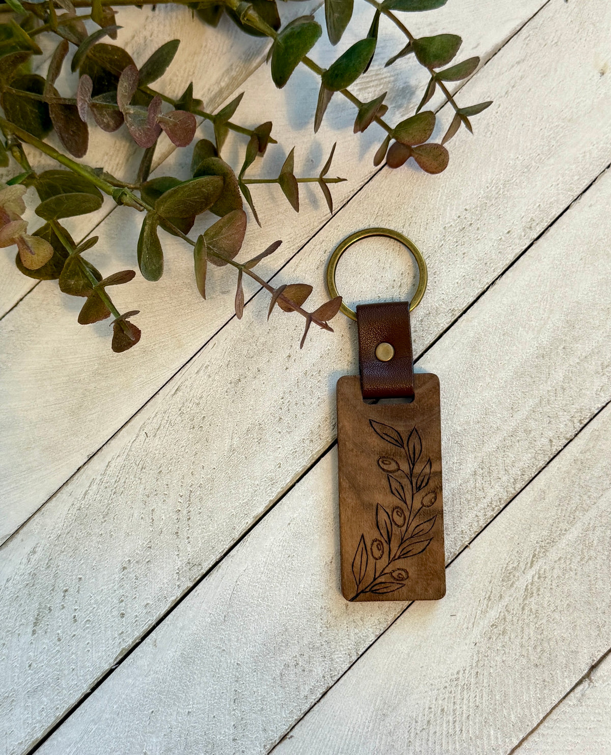 Olive Branch Keychain