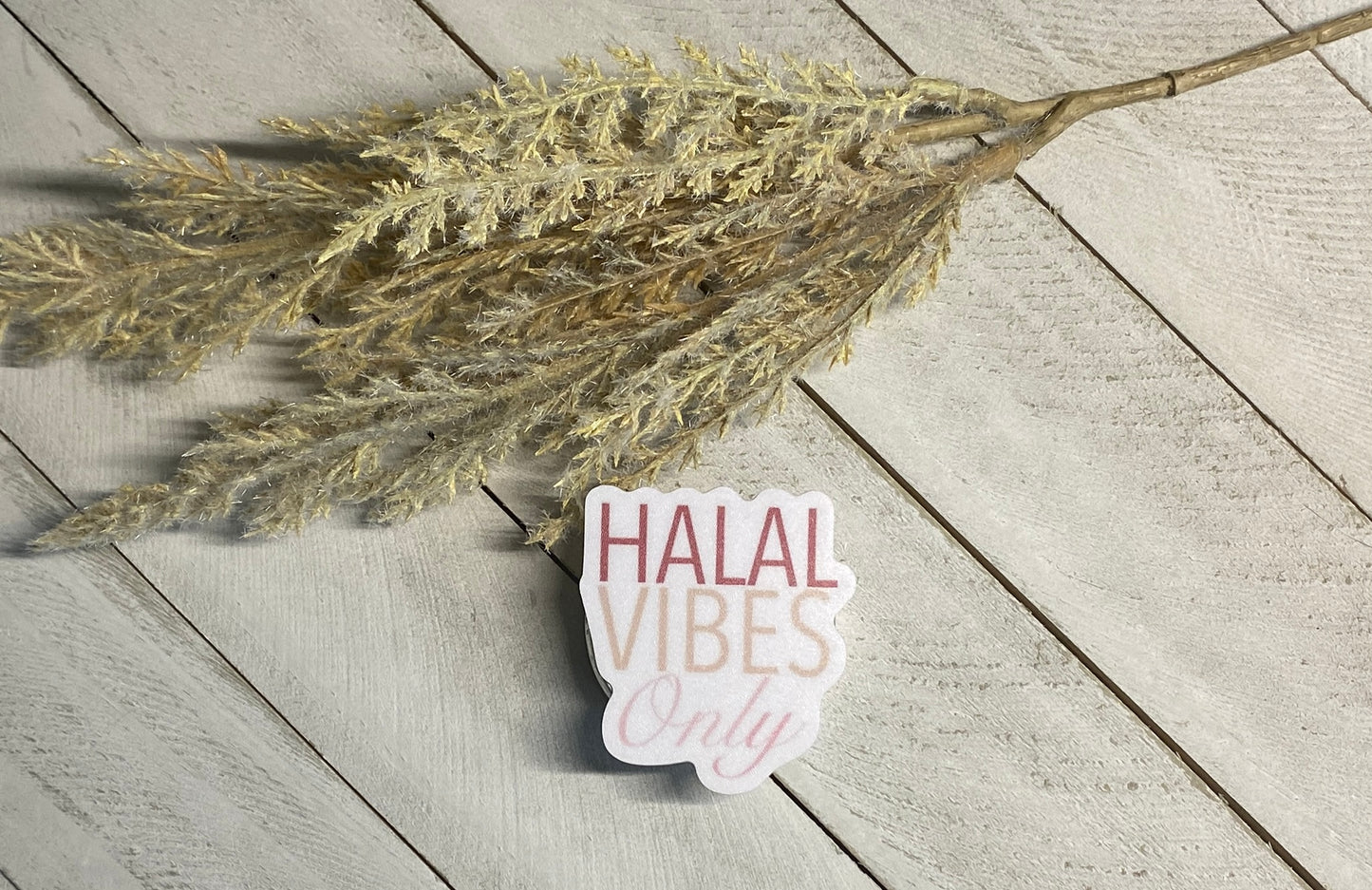 Halal Vibes Only Sticker