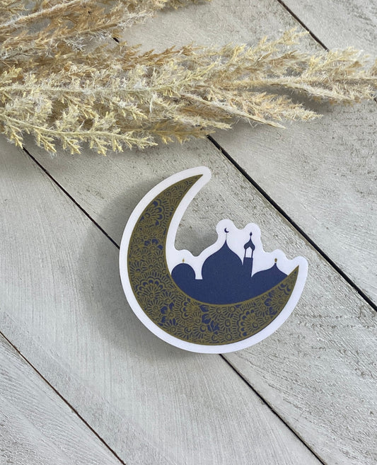 Crescent Moon Sticker