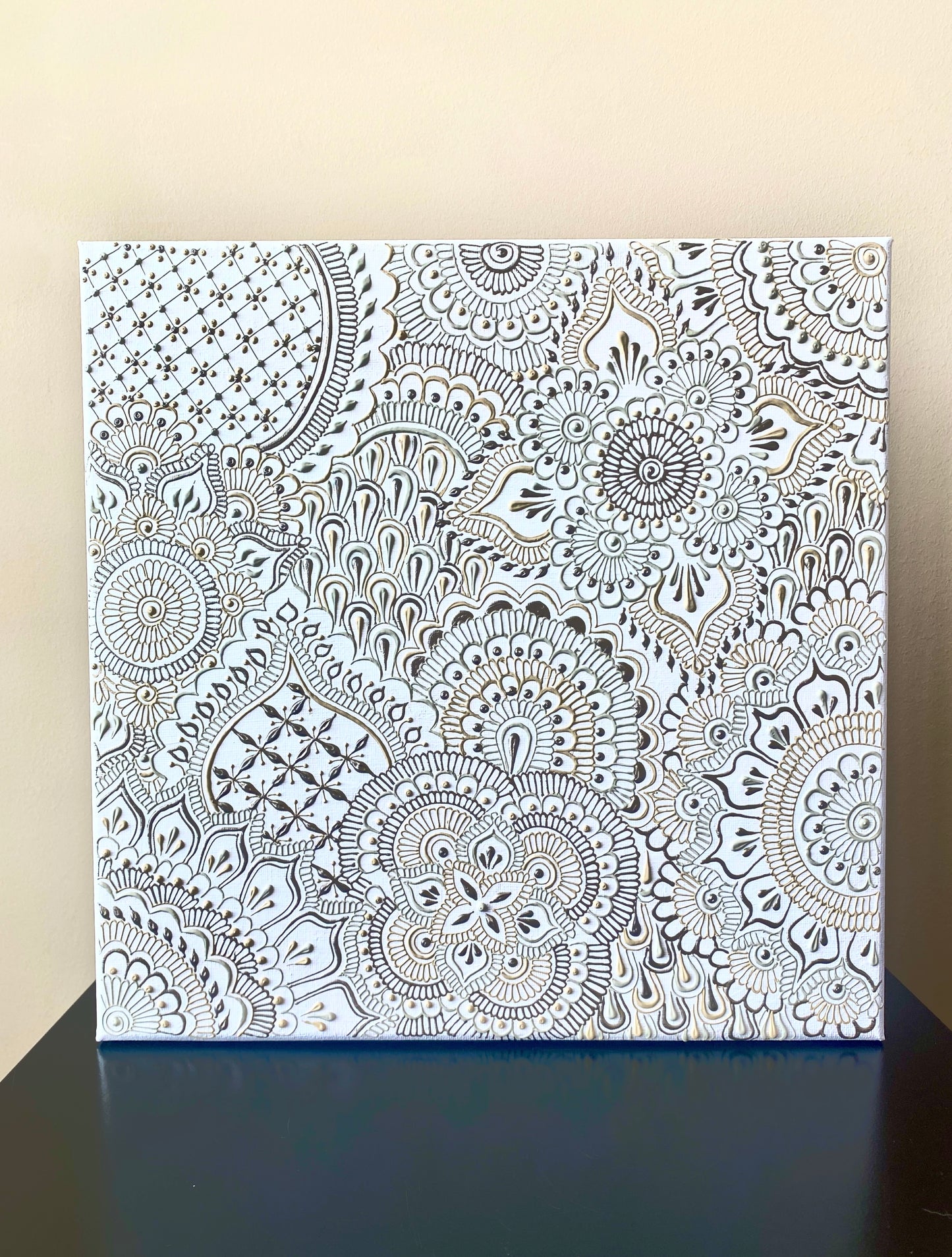 White Henna Canvas